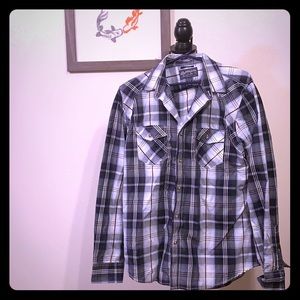 Perfect American Rag Plaid Button down Shirt